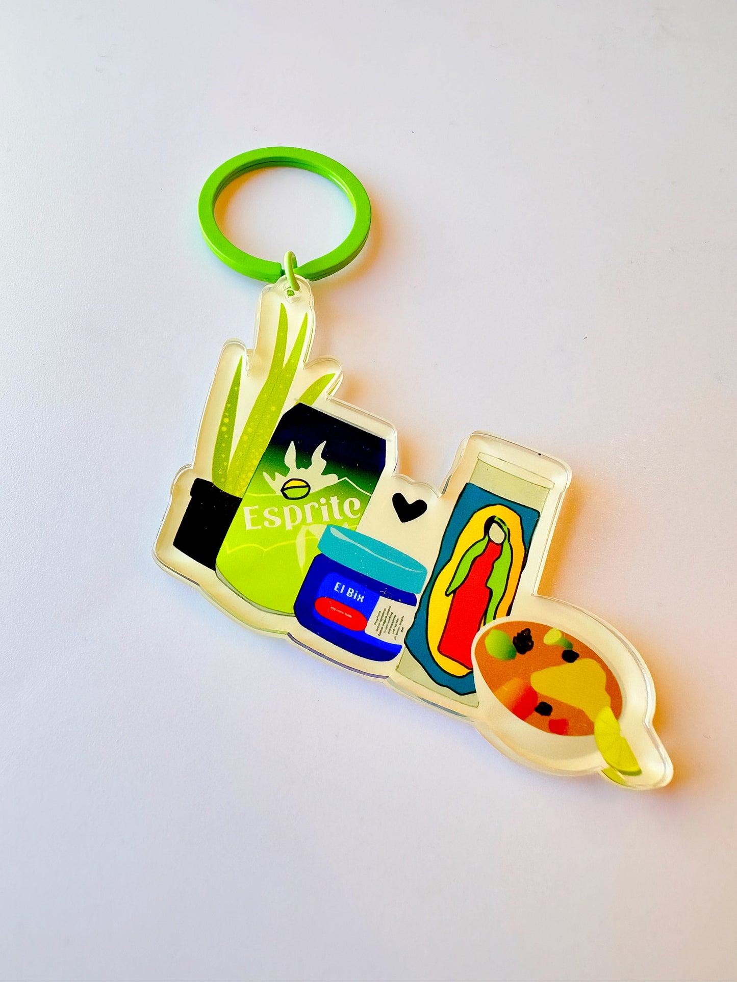 Los 5 Remedios Keychain