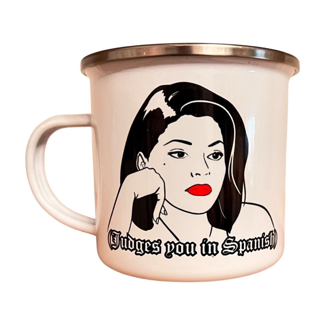 Judges You In Spanish Mug