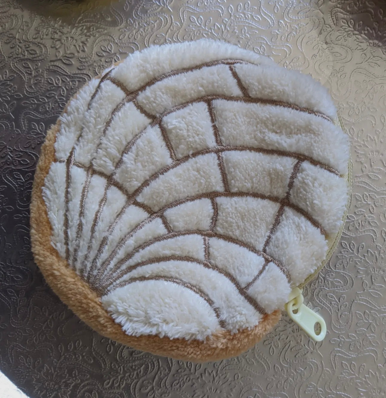 Xochico Pan Dulce Concha Plush Coin Purse