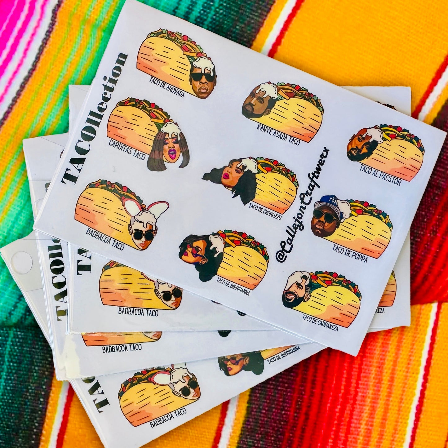The TACOllection Sticker Pack