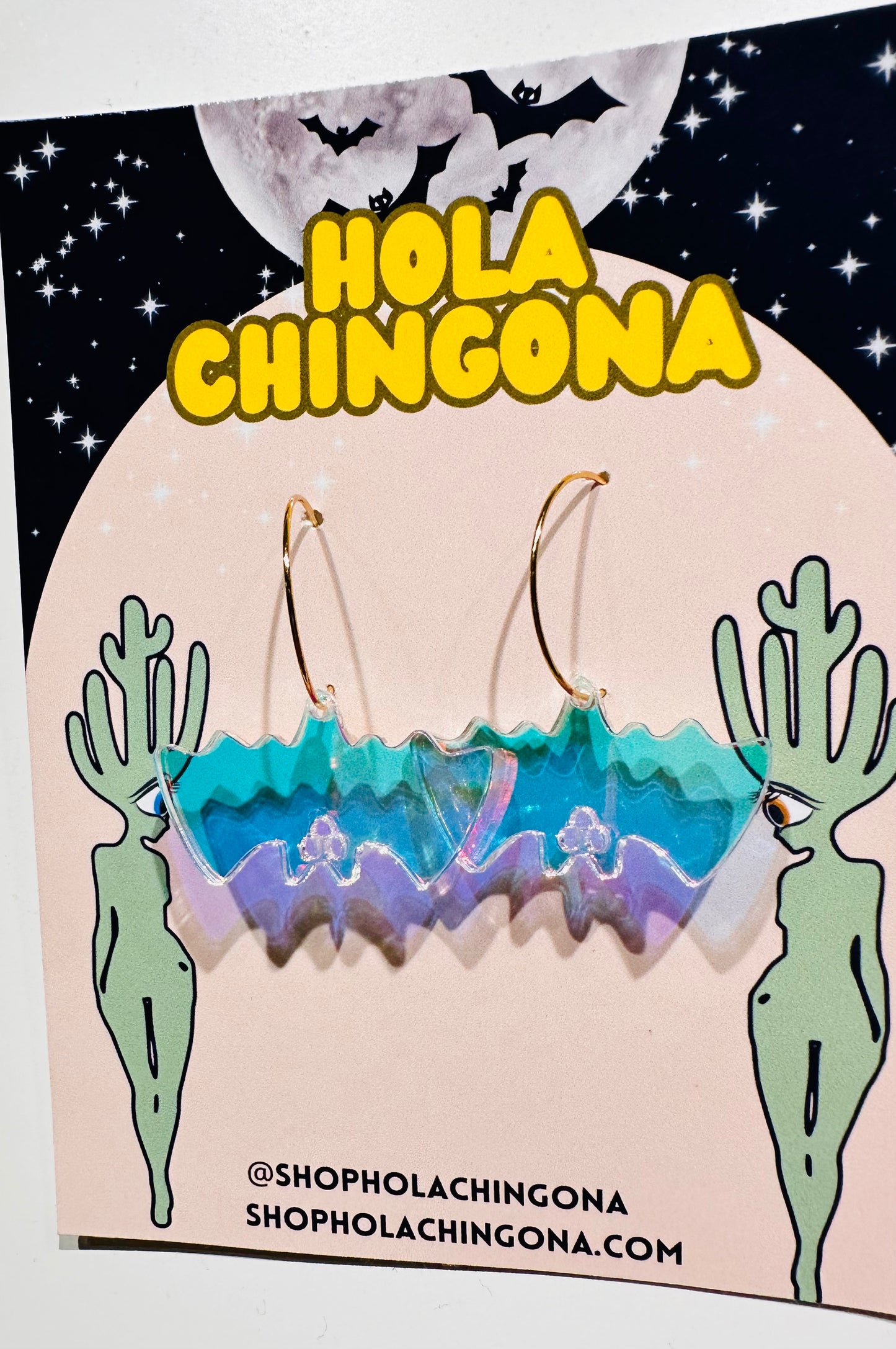 Leave Me Hanging Murciélago Hoops