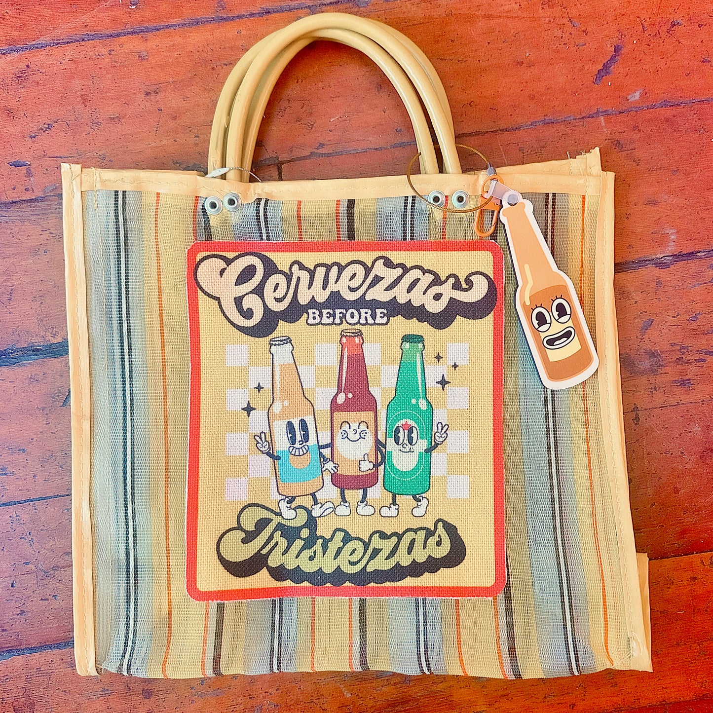 Cervezas Before Tristezas Mercado Bag