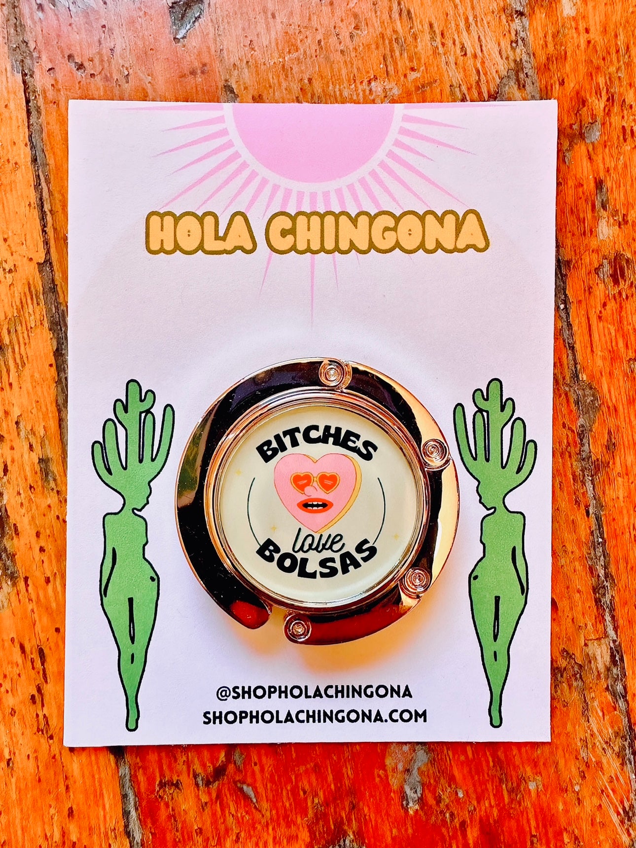 Bitches Love Bolsas Purse Hook