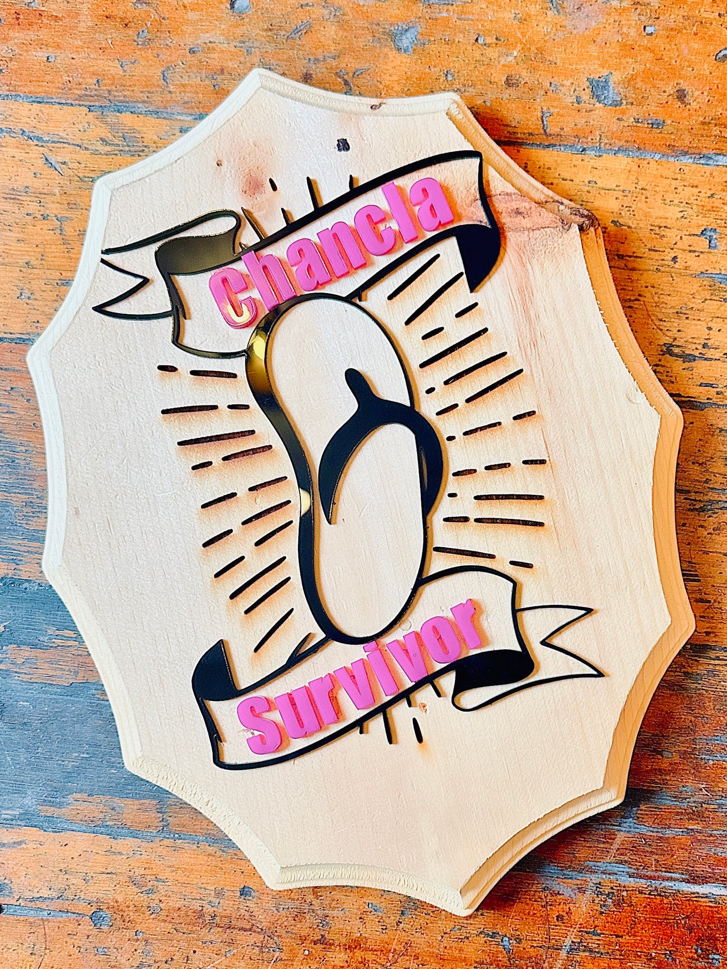 Chancla Survivor Wall Art