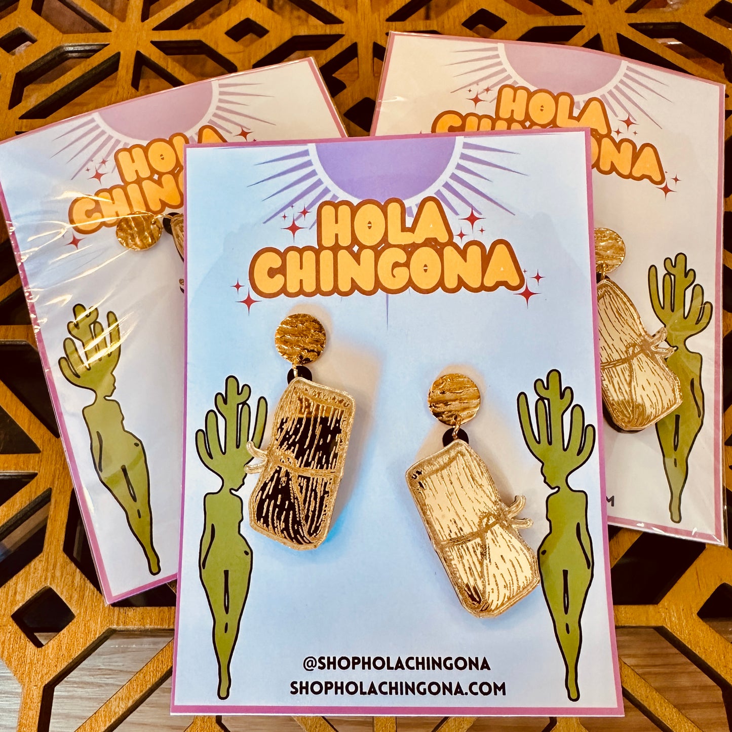 Tamale Earrings (Large)