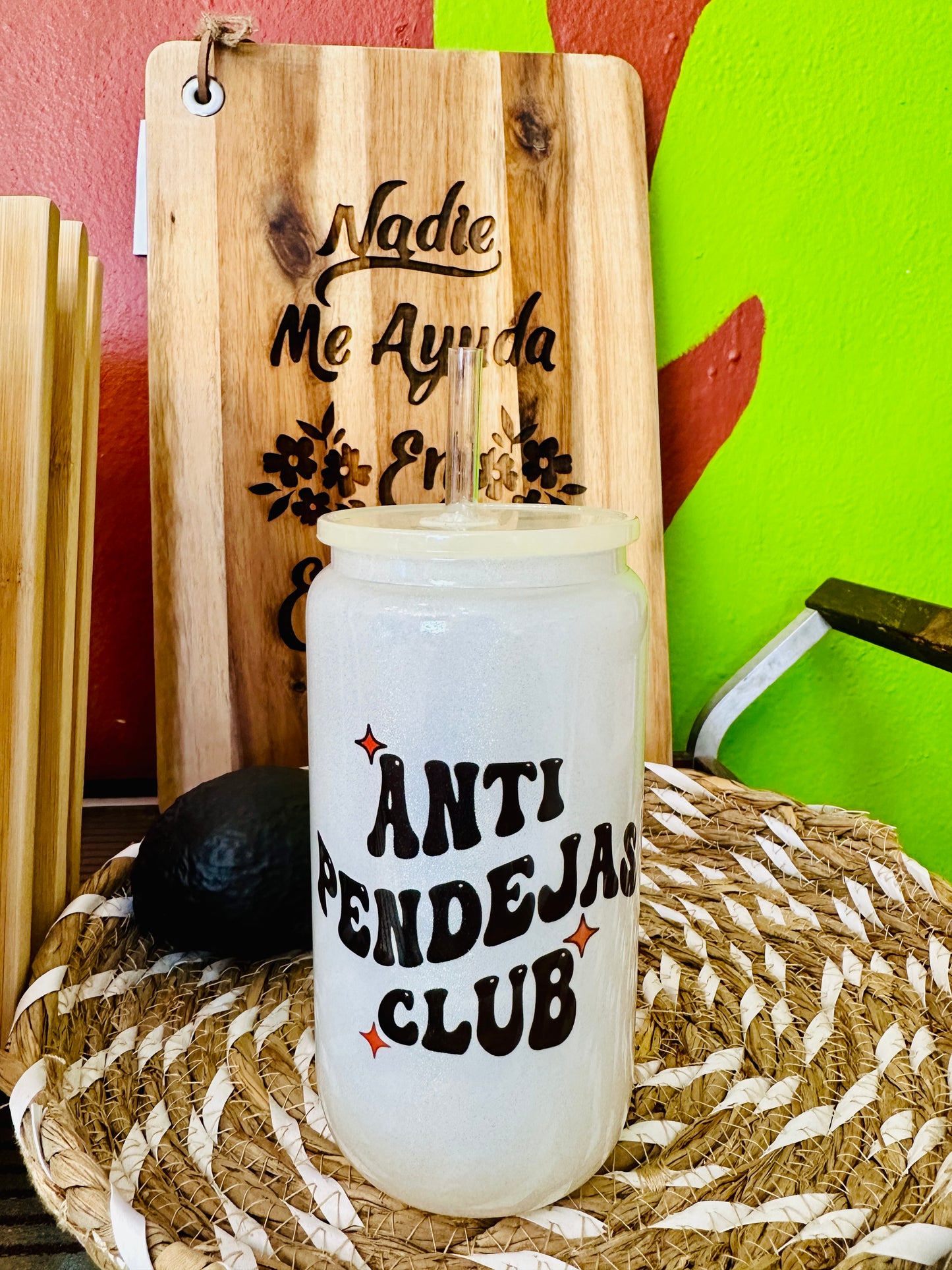 Anti Pendejas Club Glass Tumbler