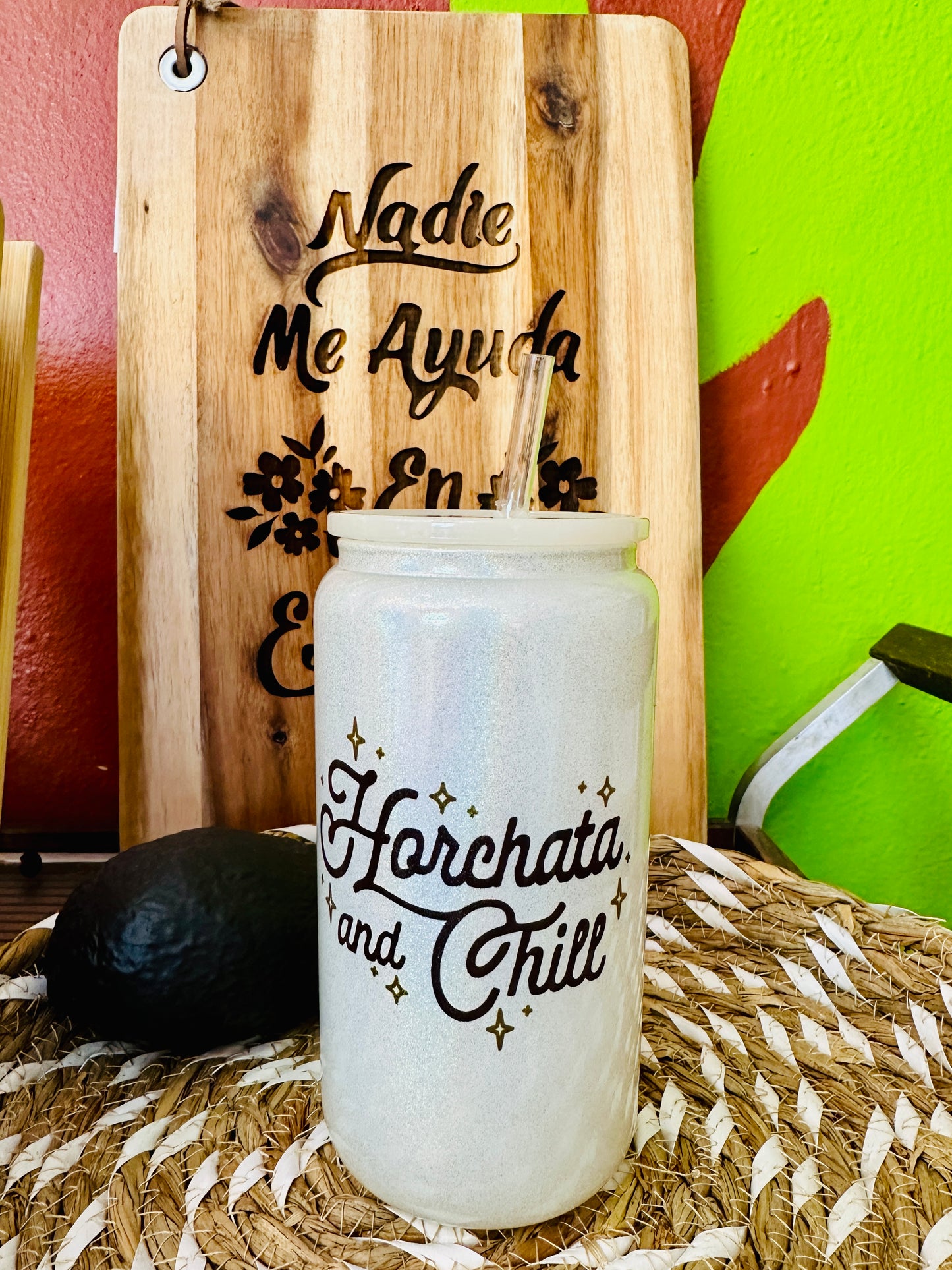 Horchata And Chill Glass Tumbler
