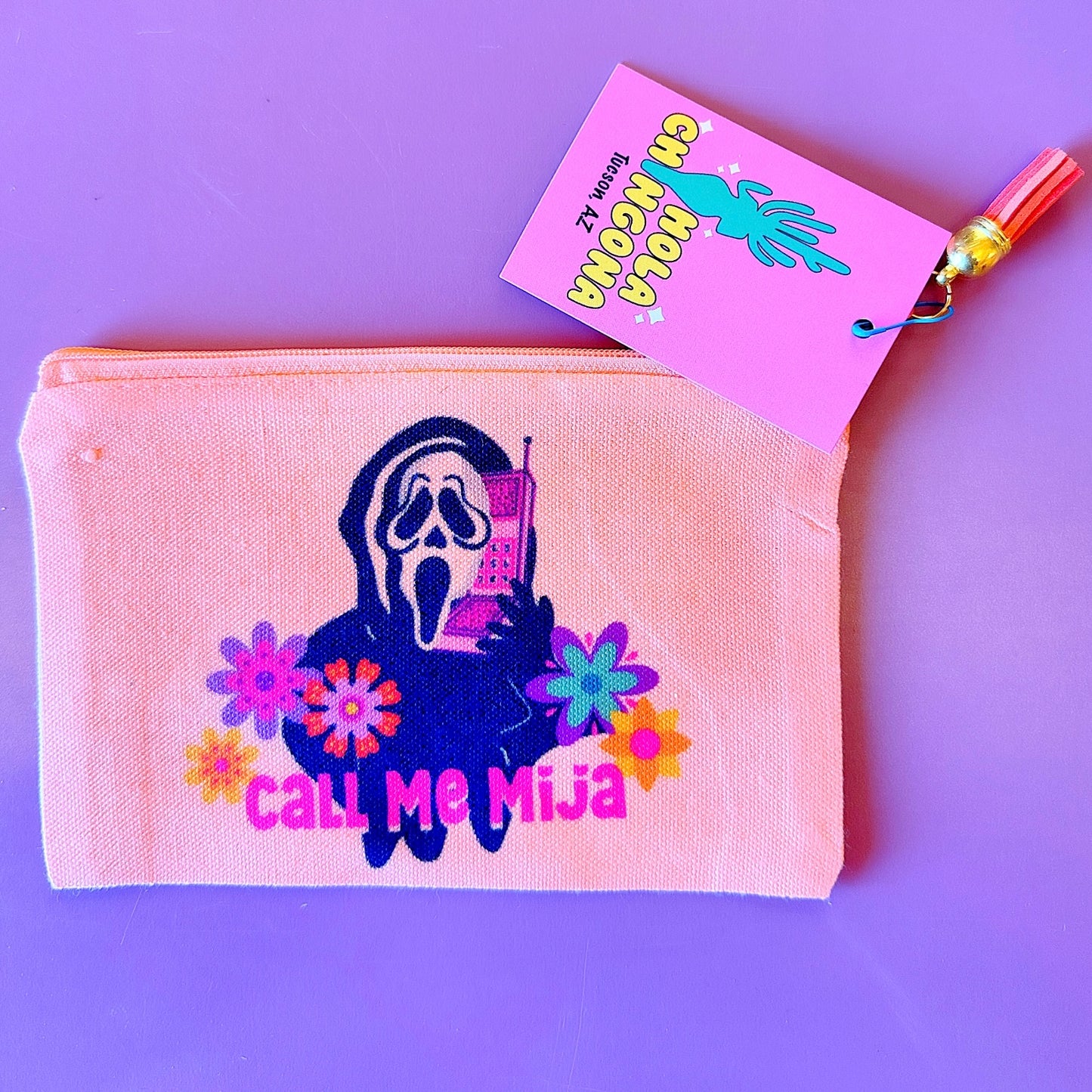 Call Me Mija Zippered Pouch