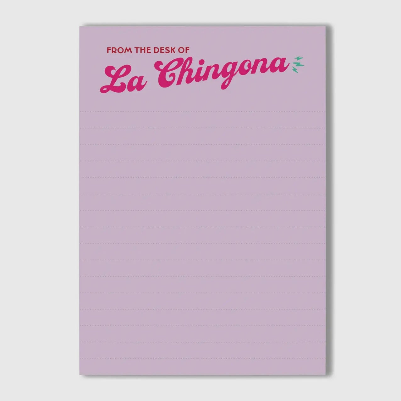 From The Desk Of La Chingona Notepad
