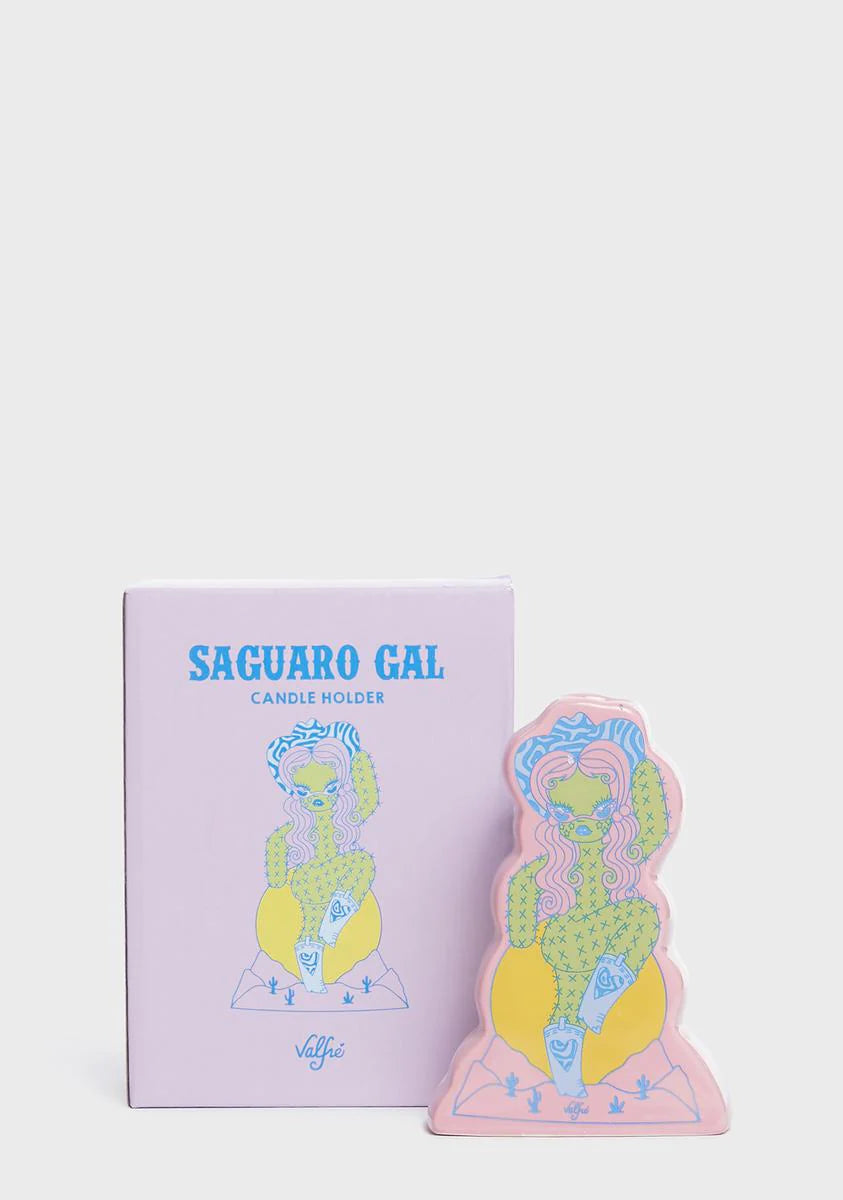 Valfré Saguaro Gal Candle Holder