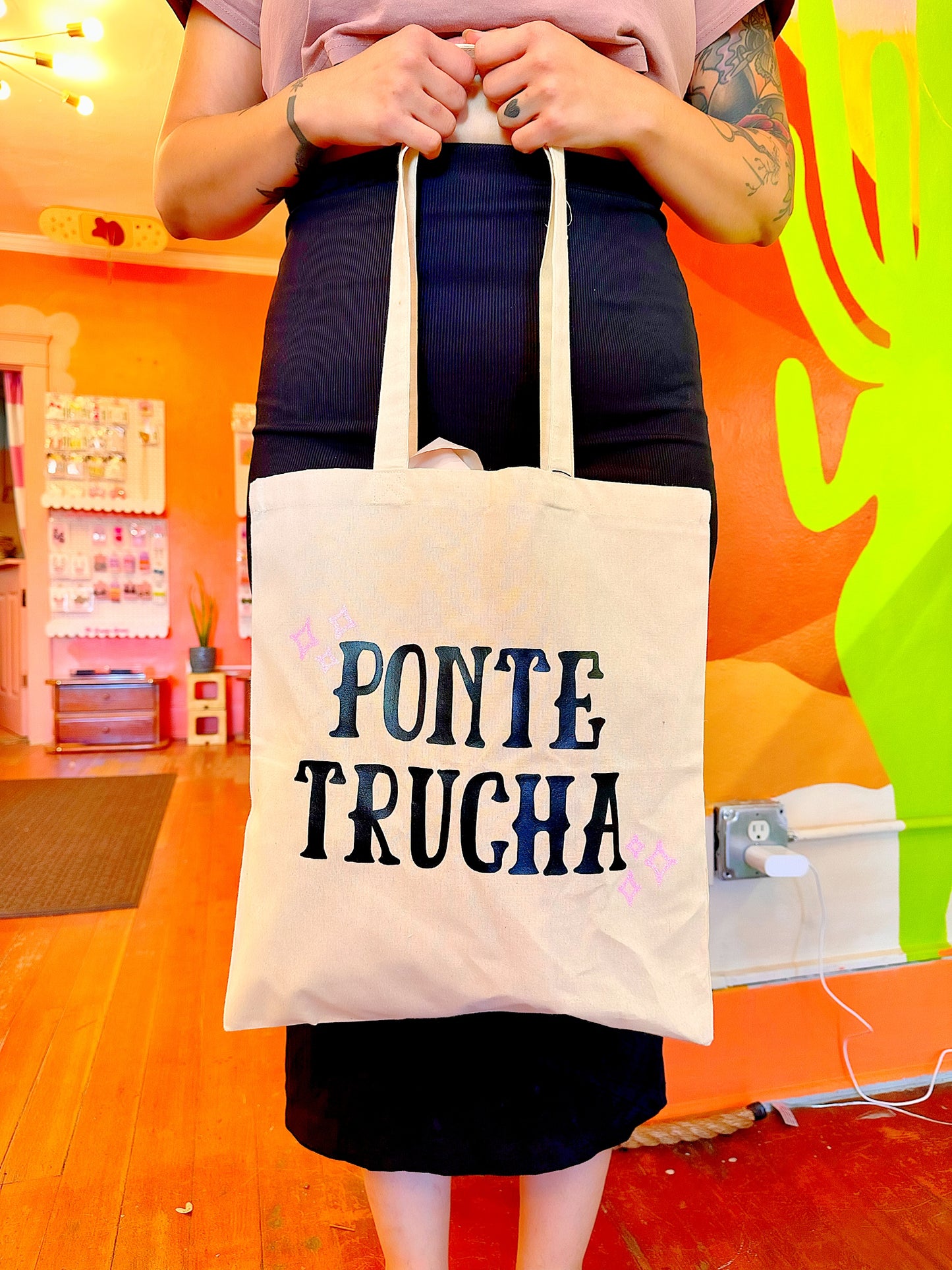 Ponte Trucha Tote Bag