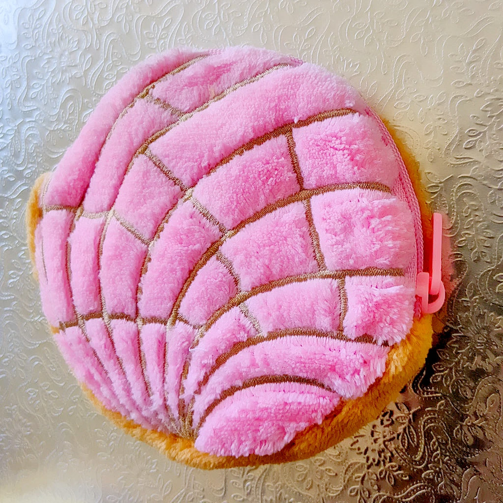 Xochico Pan Dulce Concha Plush Coin Purse