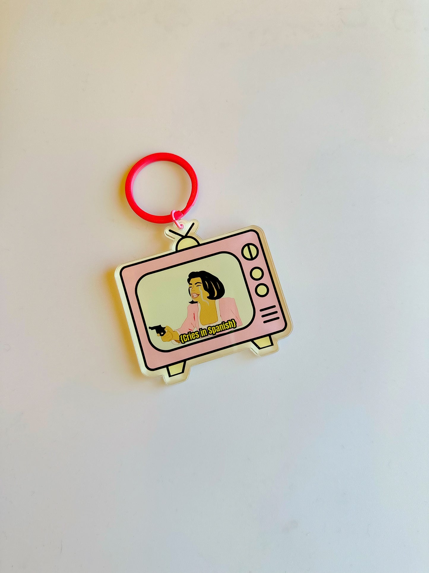 Soraya En La TV Keychain