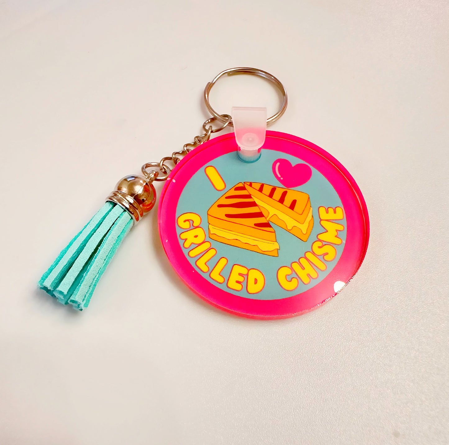 I ❤️ Grilled Chisme Keychain