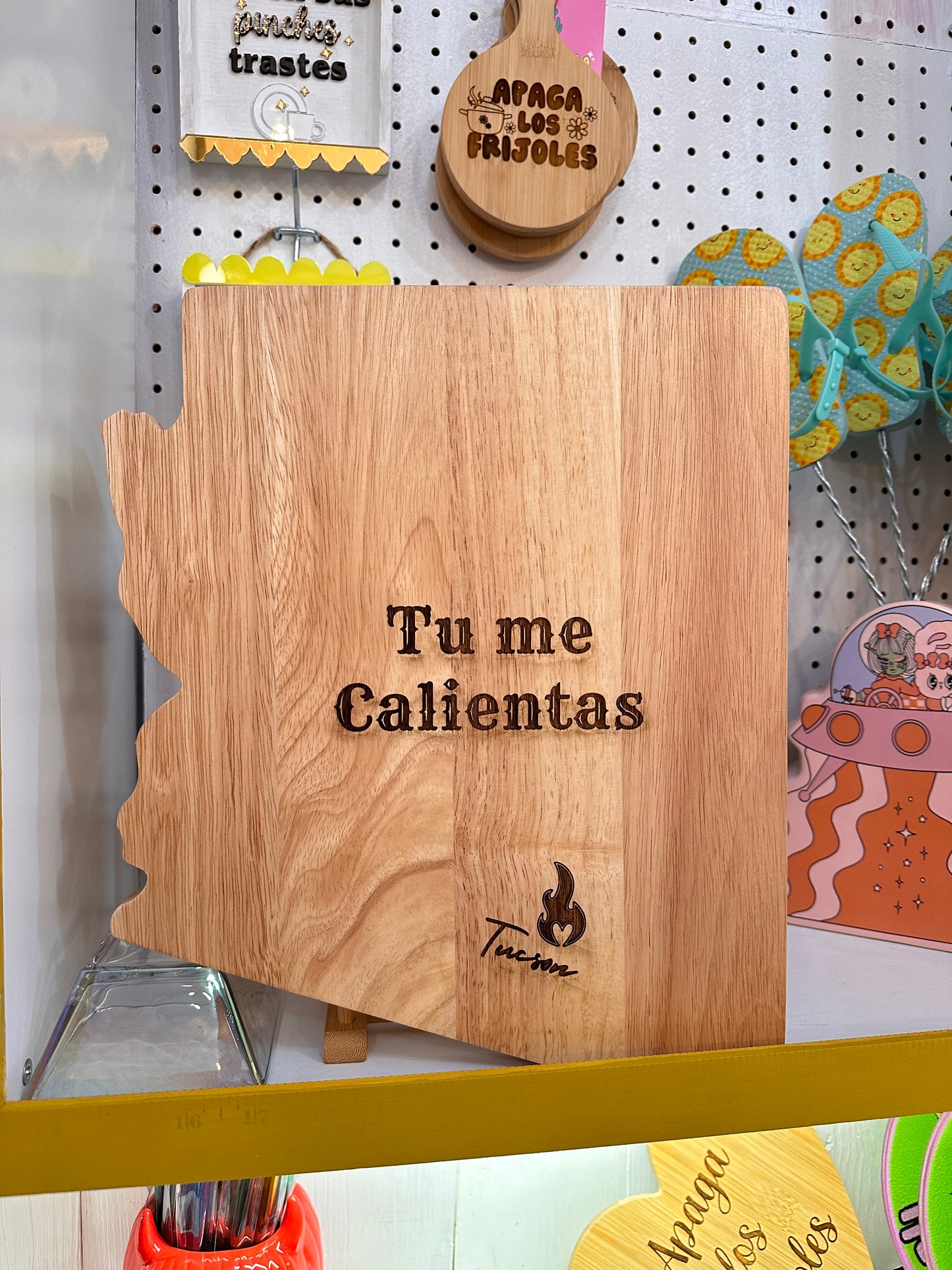 Tu Me Calientas Tucson Cutting Board