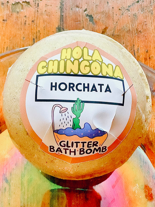 Horchata Glitter Bath Bomb