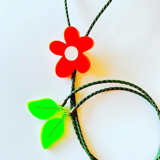 Daisies Bolo Tie